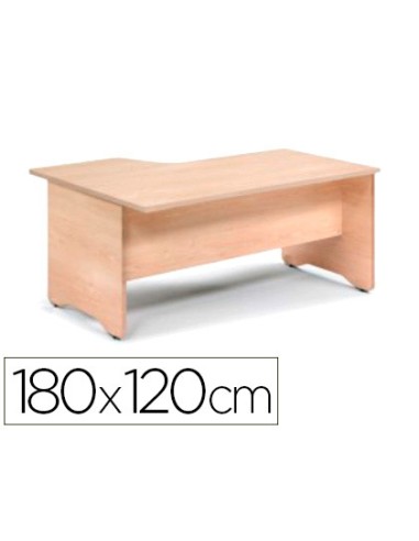 Mesa rocada serie work 180x120 cm derecha...