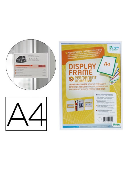 Funda para colgar djois din a4 adhesiva blanco