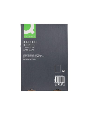 Funda multitaladro q-connect folio pvc 110...