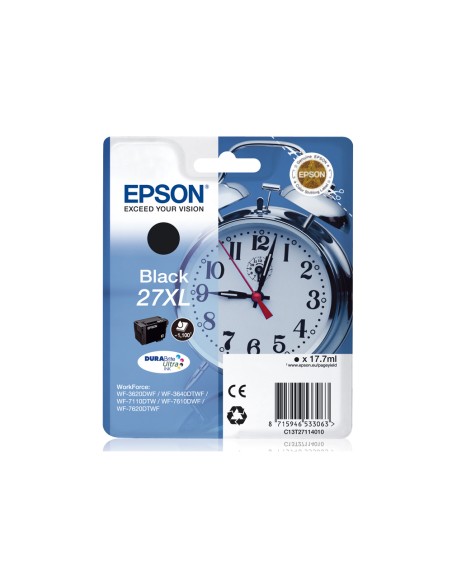 Ink-jet epson 27xl wf 3620 / 3640 / 7110 / 7610 / 7620 negro -1.100 pag-