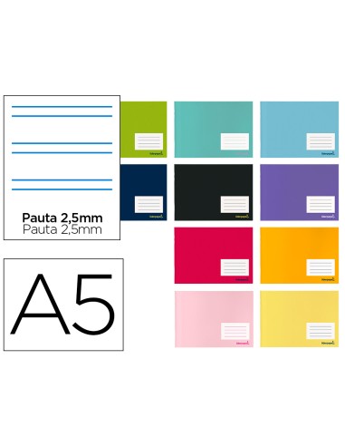 Libreta liderpapel smart a5 apaisada 32h 60gr...
