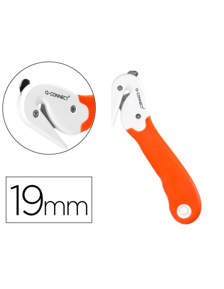 Cuter q-connect combi de seguridad sx782n-1 con cuchilla fija oculta para evitar cortes