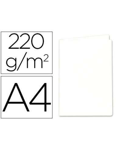 Subcarpeta cartulina exacompta din a4 blanca...