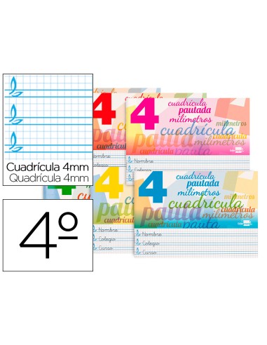 Libreta liderpapel pautaguia tapa cartoncillo...