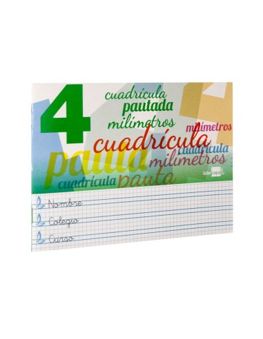 Libreta liderpapel pautaguia tapa cartoncillo...