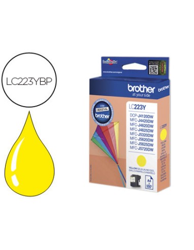 Ink-jet brother lc-223cbp amarillo dcp4120dw...