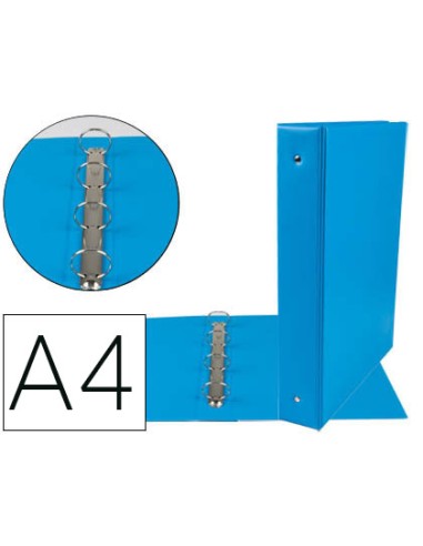 Carpeta de 4 anillas 40 mm mixtas liderpapel a4...