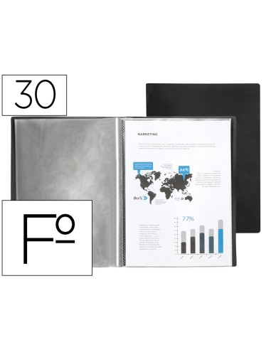 Carpeta liderpapel escaparate 30 fundas...