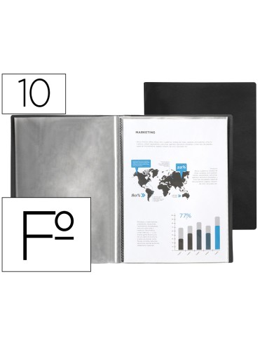 Carpeta liderpapel escaparate 10 fundas...