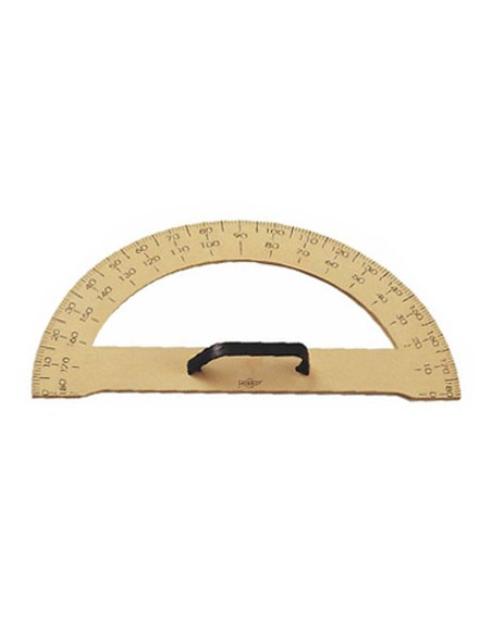 Semicirculo para encerado faibo plastico imitacion madera 33,4 cm