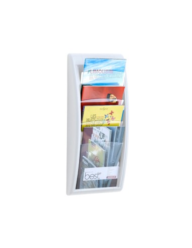Expositor mural paperflow din a4 blanco 4...