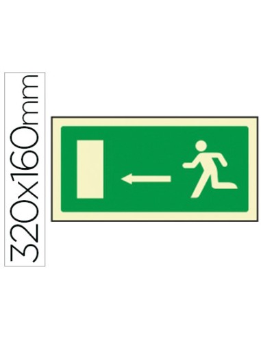 Pictograma syssa señal de salida emergencia...