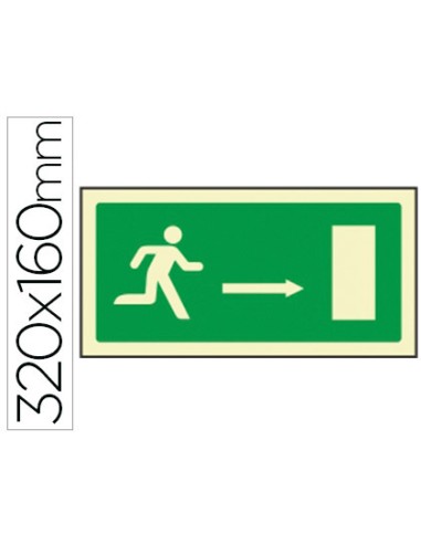 Pictograma syssa señal de salida emergencia...