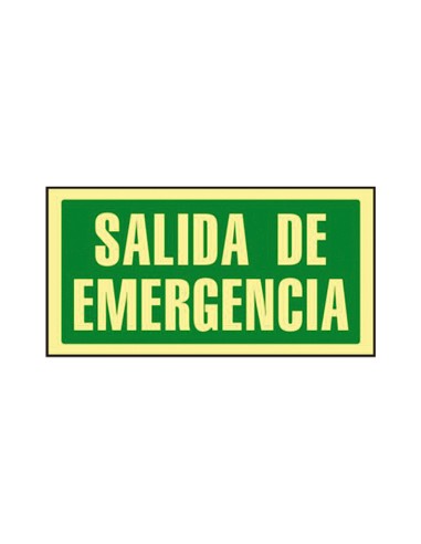 Pictograma syssa señal de salida de emergencia...