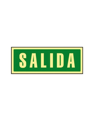Pictograma syssa señal de salida en pvc...