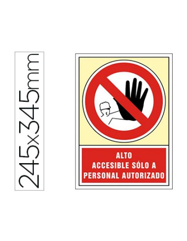 Pictograma syssa señal de prohibicion alto...
