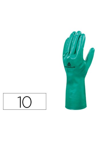 Guantes deltaplus tratado en nitrilo flocado de...