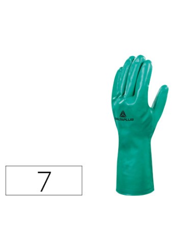 Guantes deltaplus tratado en nitrilo flocado de...
