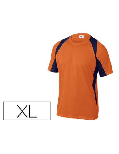 Camiseta deltaplus poliester manga corta cuello...