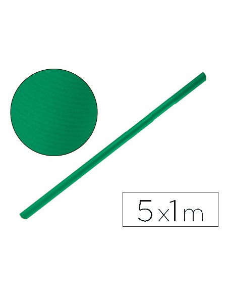 Papel kraft liderpapel verde musgo rollo 5x1 m