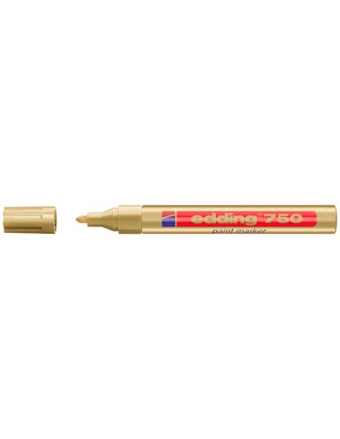 Rotulador edding punta fibra 750 oro punta...