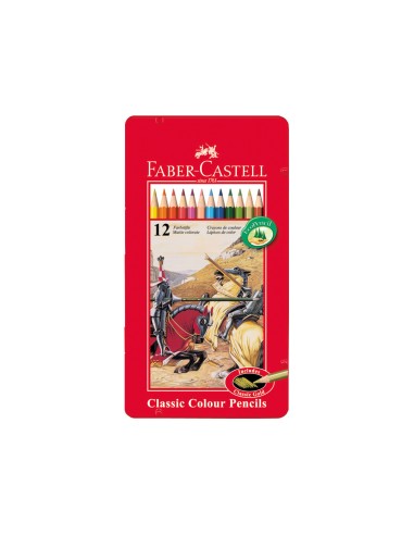 Lapices de colores faber castell caja metalica...