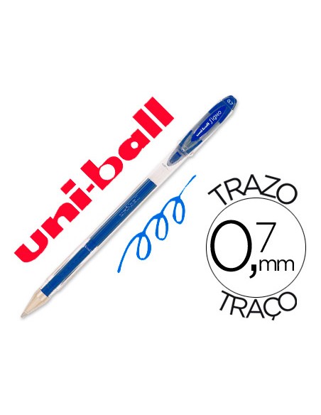 Boligrafo uni-ball roller um-120 signo 0,7 mm tinta gel color azul