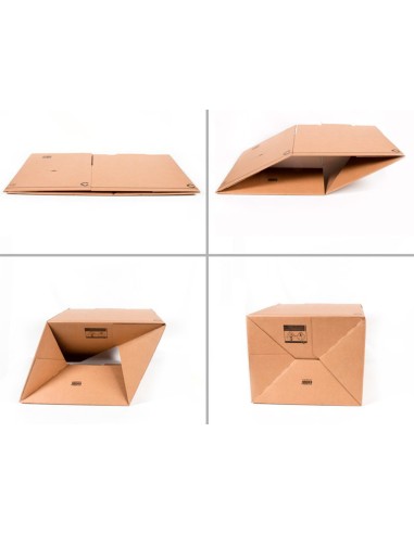 Caja para embalar q-connect americana con fondo...