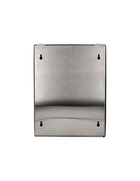 Dispensador q-connect de toallitas de papel acero inoxidable 283x100x365 mm