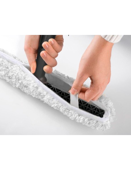 Limpiaventanas q-connect industrial mango de plastico y hoja limpiadora de 40 cm de ancho