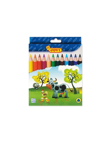 Lapices de colores jovi maxi triangulares...