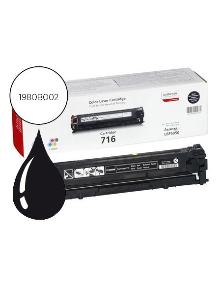 Toner canon 716 negro 2300 pag