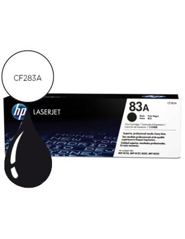 Toner hp 83a laserjet pro mfp m127/m125 negro...