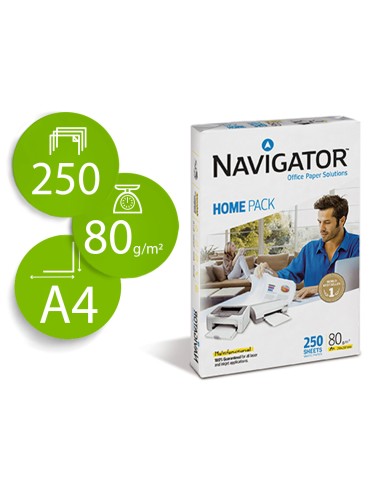 Papel fotocopiadora navigator home pack din a4...