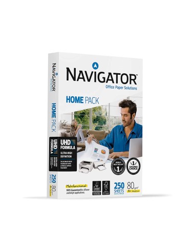 Papel fotocopiadora navigator home pack din a4...