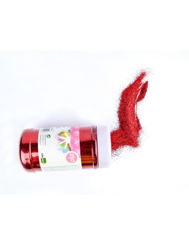 Purpurina liderpapel fantasia color rojo...