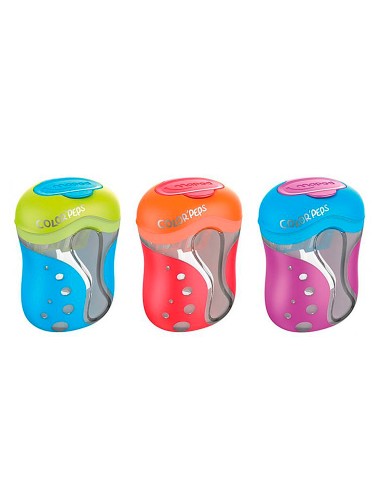 Sacapuntas color peps 2 usos con deposito...