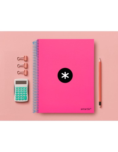 Cuaderno espiral a4 micro antartik tapa forrada...