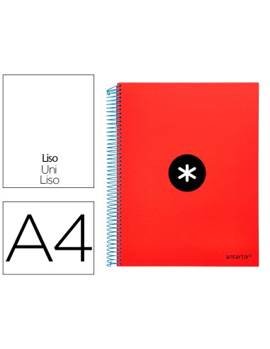 Cuaderno espiral a4 micro antartik tapa forrada...