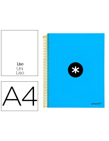 Cuaderno espiral a4 micro antartik tapa forrada...