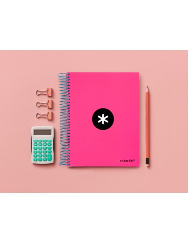 Cuaderno espiral a5 micro antartik tapa forrada...