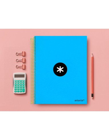 Cuaderno espiral a4 micro antartik tapa forrada...