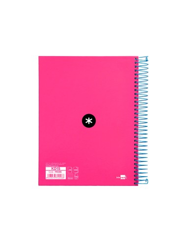 Cuaderno espiral a5 micro antartik tapa forrada...