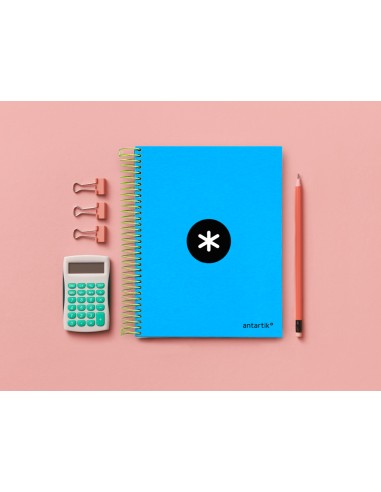 Cuaderno espiral a5 micro antartik tapa forrada...