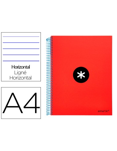 Cuaderno espiral a4 micro antartik tapa forrada...