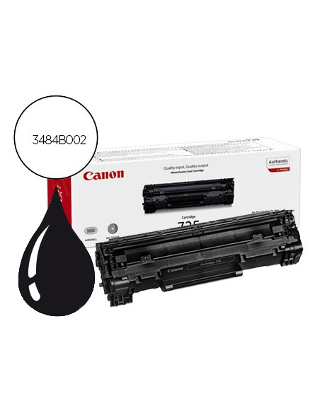 Toner canon laser crg 725 negro lbp6000 lbp6000b lbp6020 lbp6020b 1600 pag