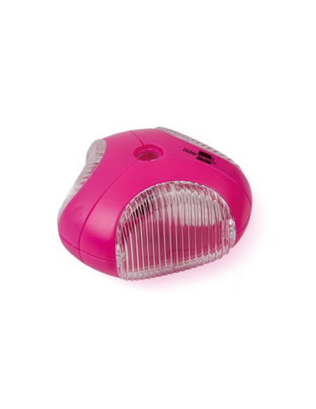 Sacapuntas liderpapel star plastico 1 uso con deposito colores surtidos