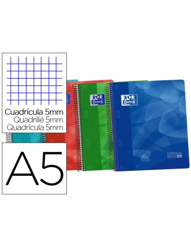 Bloc espiral oxford tapa plastico optik paper...