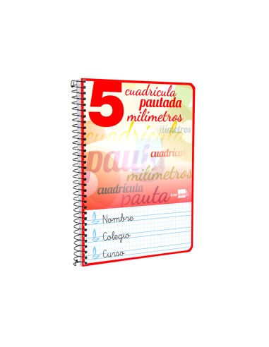 Cuaderno espiral liderpapel cuarto pautaguia...