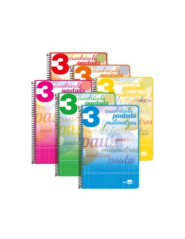 Cuaderno espiral liderpapel cuarto pautaguia...